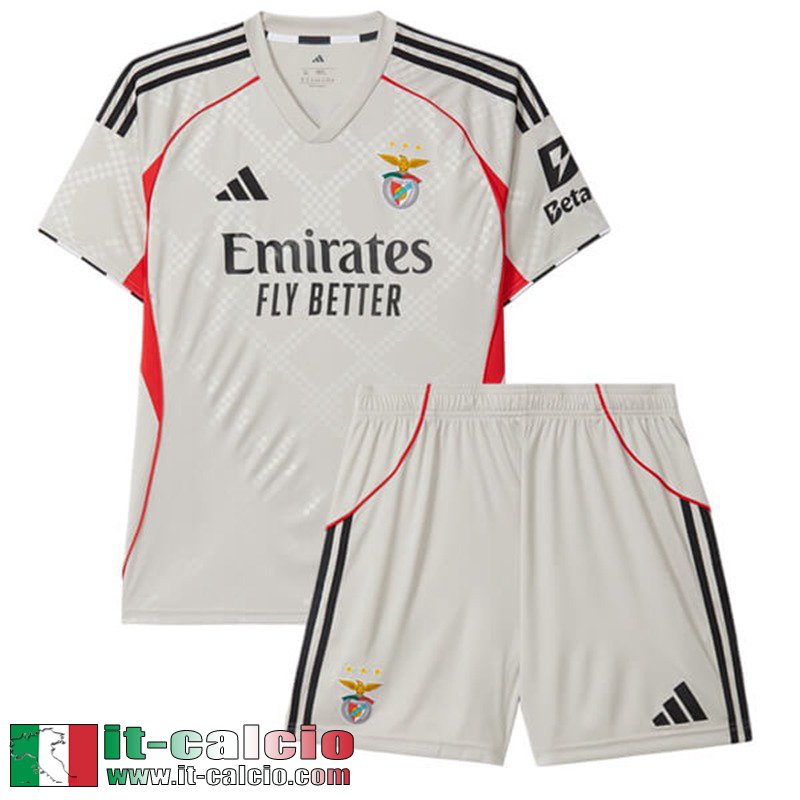 Maglie Calcio Benfica Seconda Bambini 25 26