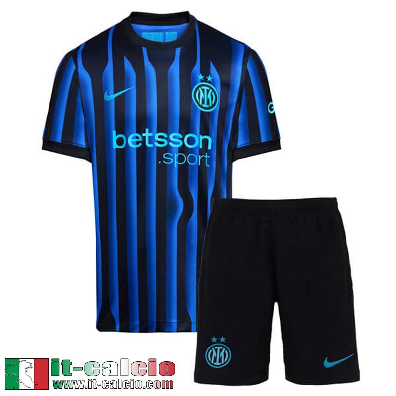 Maglie Calcio Inter Milan Prima Bambini 25 26