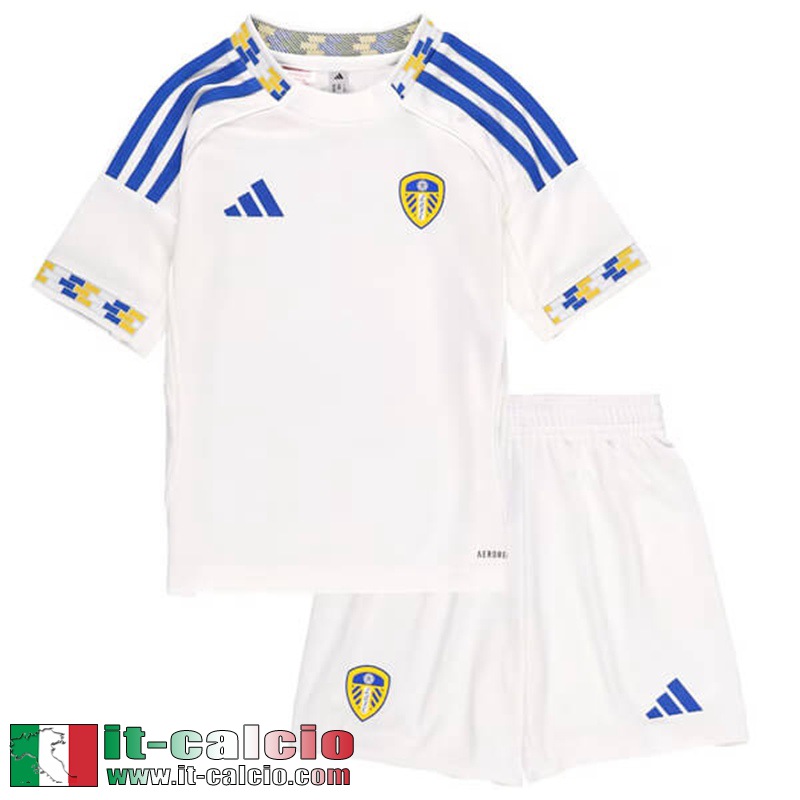 Maglie Calcio Leeds United Prima Bambini 25 26