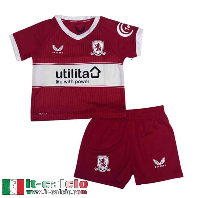 Maglie Calcio Middlesbrough Prima Bambini 25 26