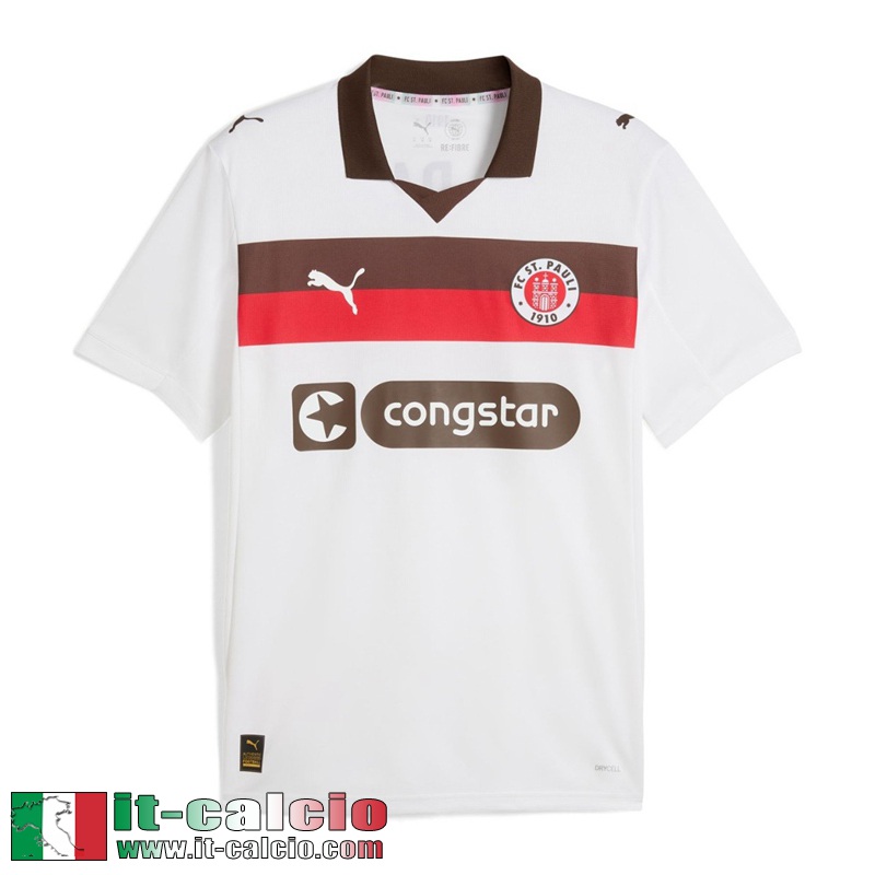 Maglie Calcio Pauli Seconda Uomo 25 26