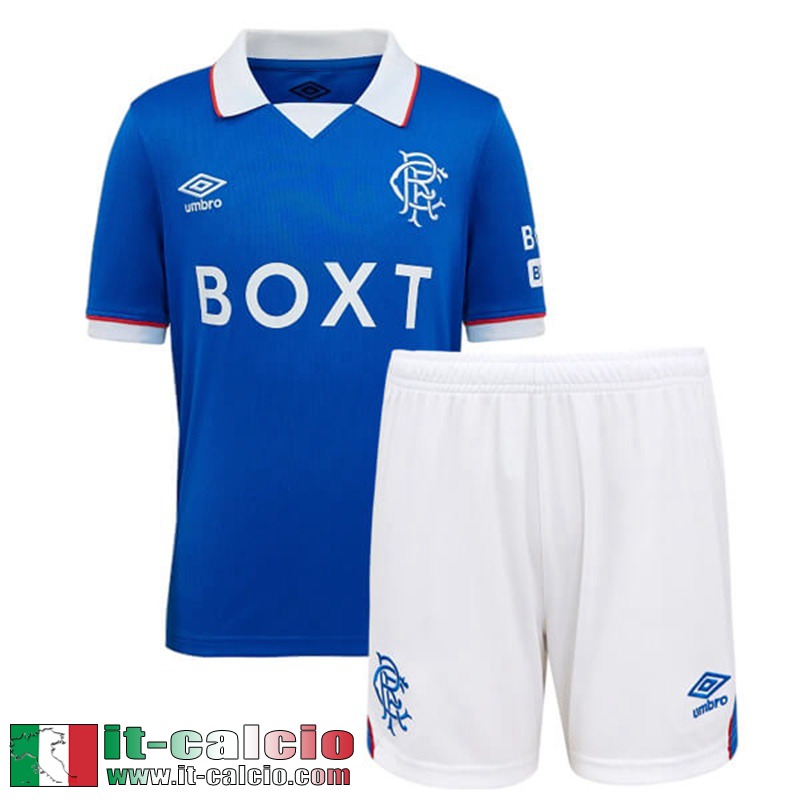Maglie Calcio Rangers Prima Bambini 25 26