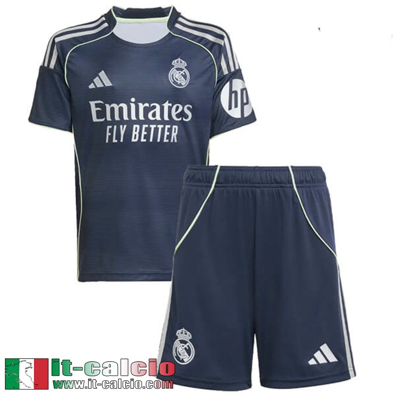 Maglie Calcio Real Madrid Seconda Bambini 25 26