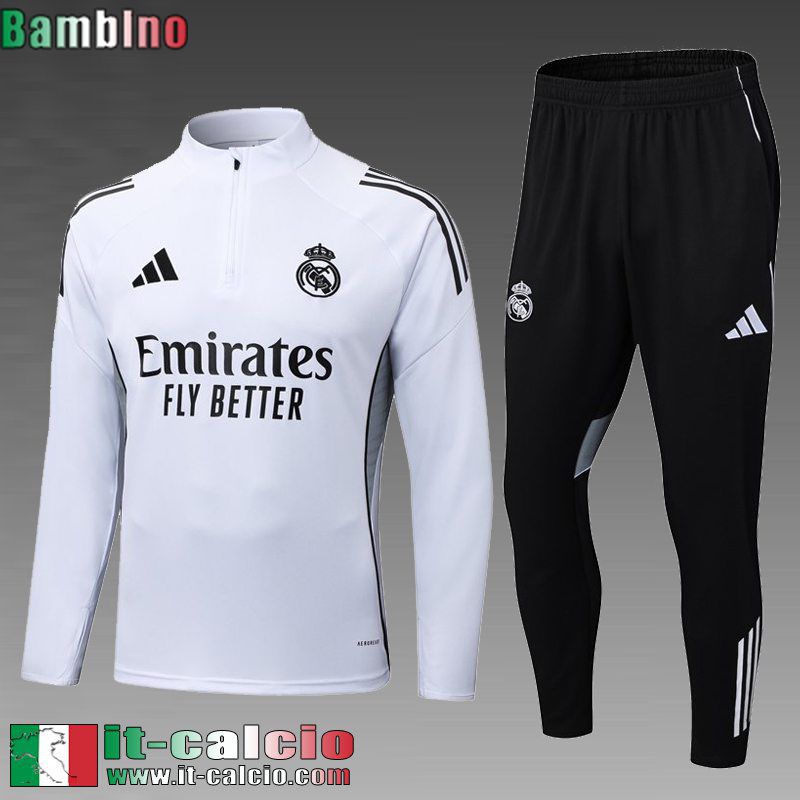 KIT: Tute Calcio Real Madrid Bambini 25 26 C722