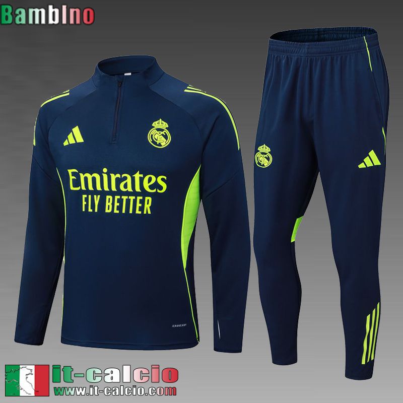 KIT: Tute Calcio Real Madrid Bambini 25 26 C725