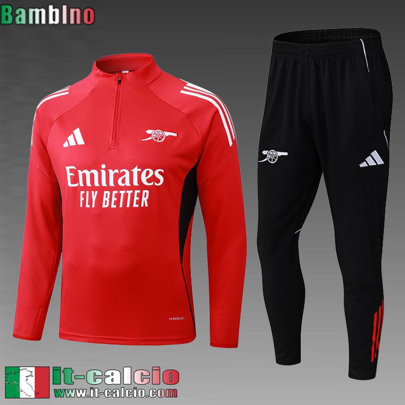 KIT: Tute Calcio Arsenal Bambini 25 26 C734