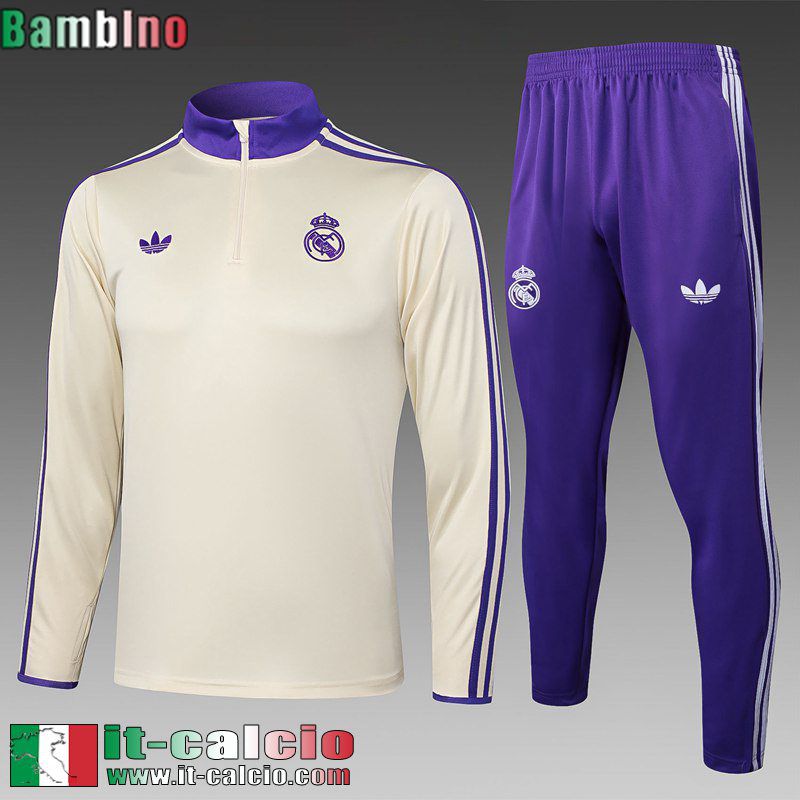 KIT: Tute Calcio Real Madrid Bambini 25 26 C760