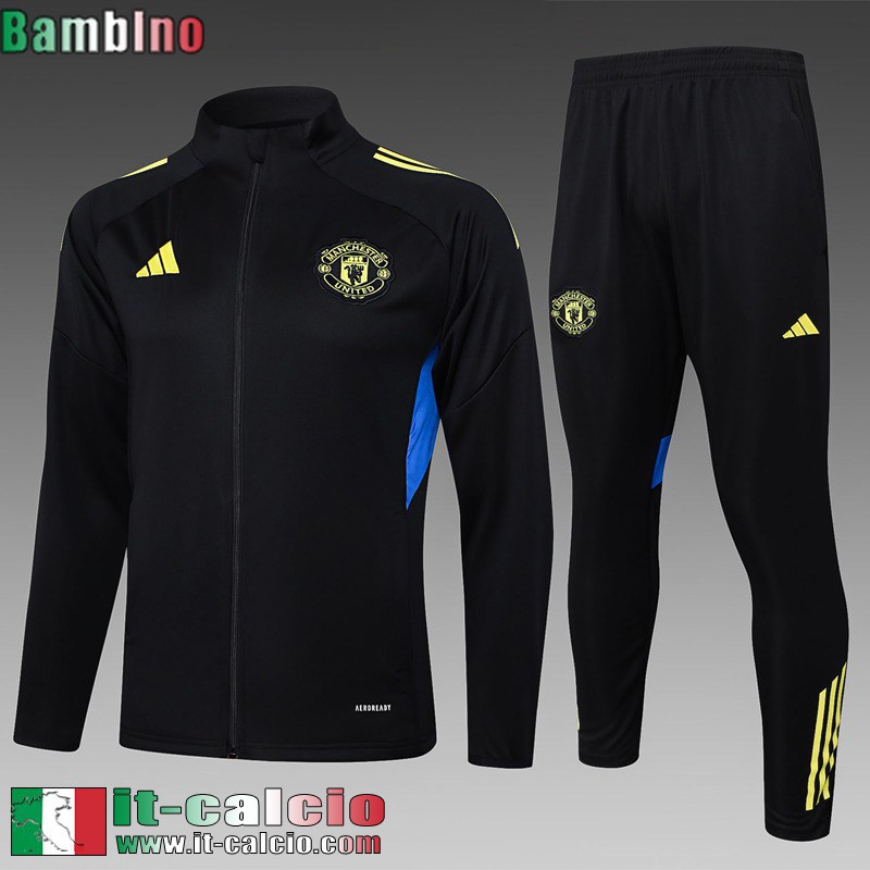 KIT: Full-Zip Giacca Manchester United Bambini 25 26 C763