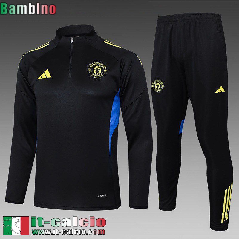KIT: Tute Calcio Manchester United Bambini 25 26 C766