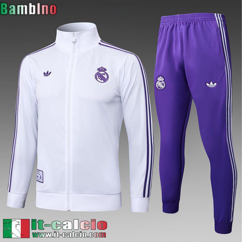 KIT: Full-Zip Giacca Real Madrid Bambini 25 26 C770