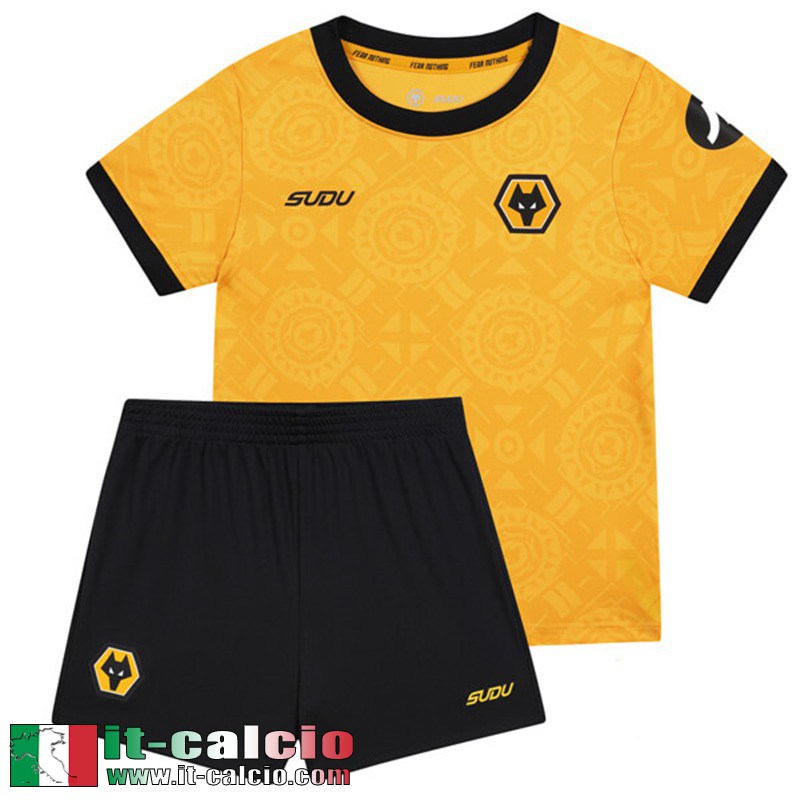 Maglie Calcio Wolverhampton Prima Bambini 25 26