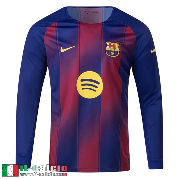 Maglie Calcio Barcellona Uomo Prima 25 26 maniche lunghe