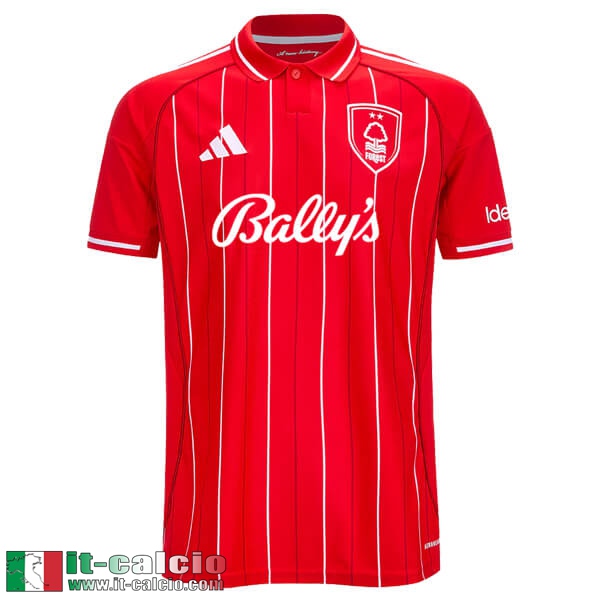 Maglie Calcio Nottingham Forest Uomo Prima 25 26 Maglie Calcio Nottingham Forest Uomo Prima 25 26