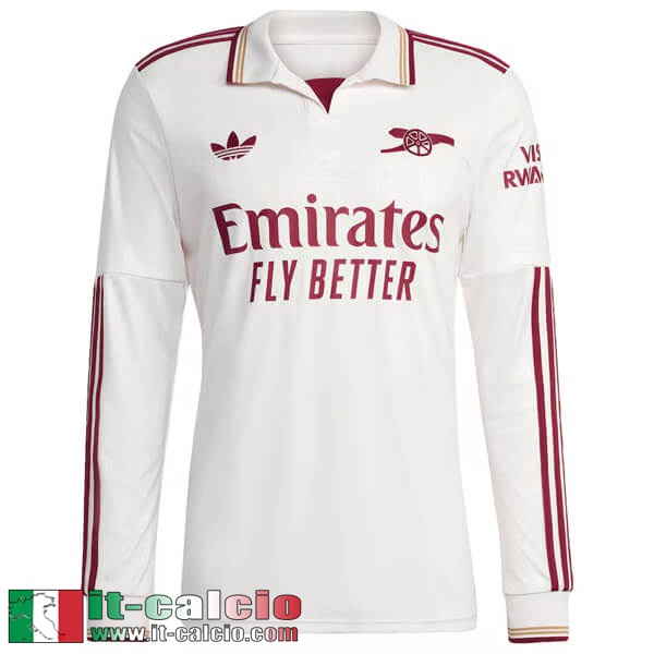 Maglie Calcio Arsenal Terza Uomo Manica Lunga 25 26
