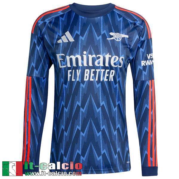 Maglie Calcio Arsenal Seconda Uomo Manica Lunga 25 26