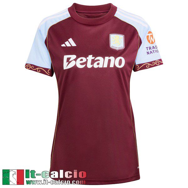 Maglie Calcio Aston Villa Prima Donna 25 26