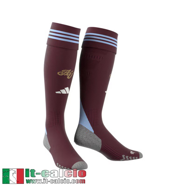 Calzettoni Calcio Aston Villa Prima Uomo 25 26