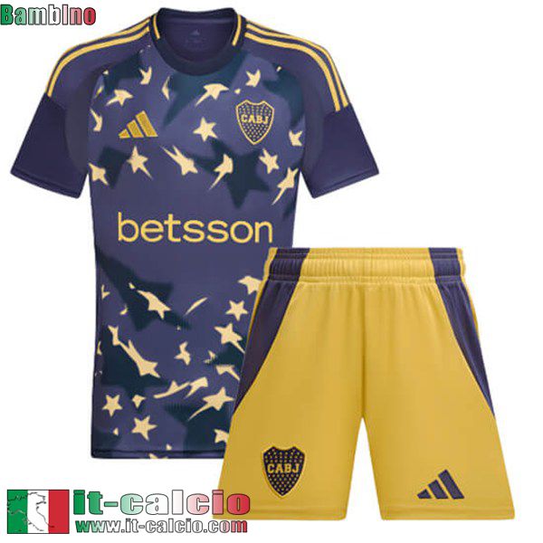 Maglie Calcio Boca Juniors Terza Bambini 25 26