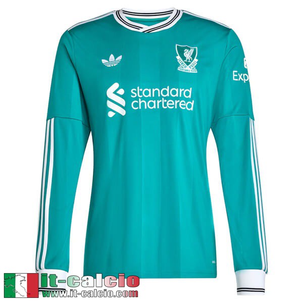 Maglie Calcio Liverpool Terza Uomo Manica Lunga 25 26