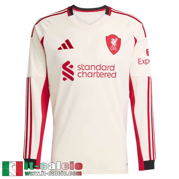 Maglie Calcio Liverpool Seconda Uomo Manica Lunga 25 26