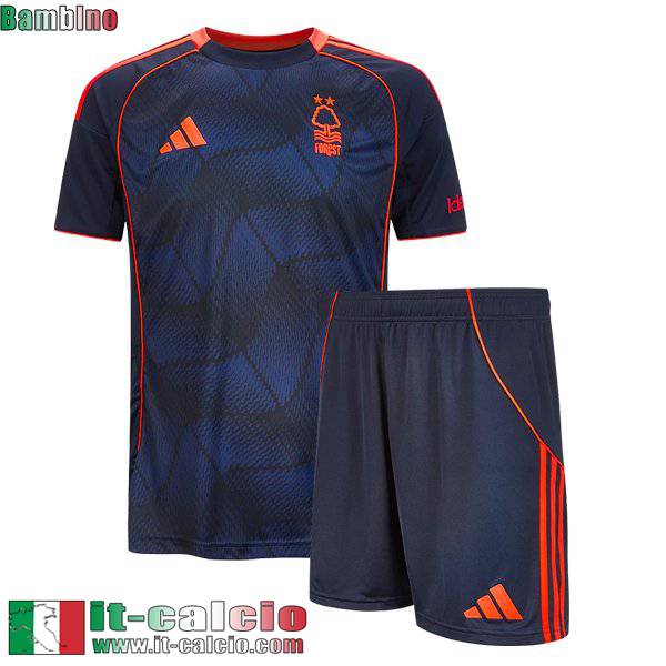 Maglie Calcio Nottingham Forest Terza Bambini 25 26
