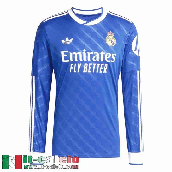 Maglie Calcio Real Madrid Terza Uomo Manica Lunga 25 26