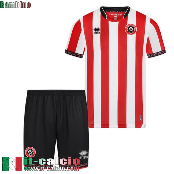Maglie Calcio Sheffield United Prima Bambini 25 26