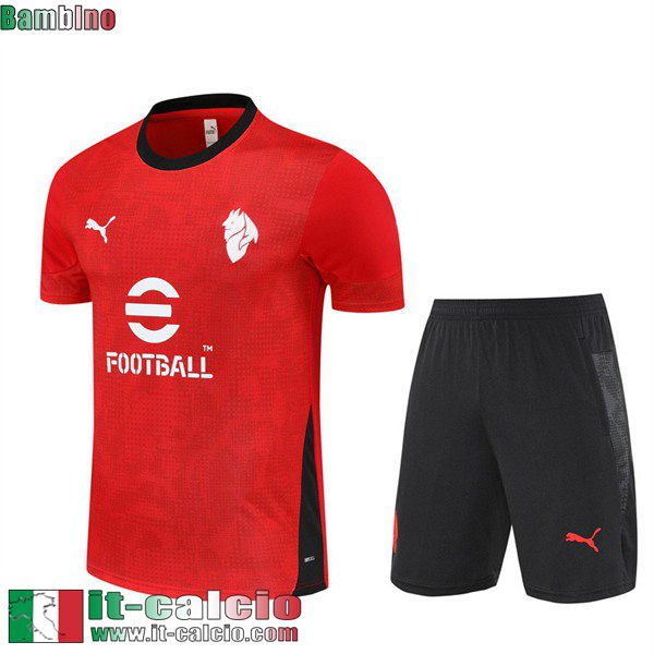 KIT: Magliette a maniche AC Milan Bambini 25 26 H680