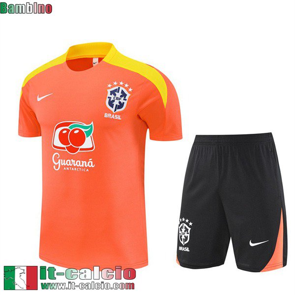 KIT: Magliette a maniche Brasile Bambini 25 26 H683