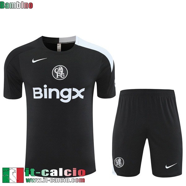 KIT: Magliette a maniche Chelsea Bambini 25 26 H686