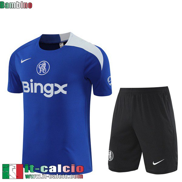 KIT: Magliette a maniche Chelsea Bambini 25 26 H687