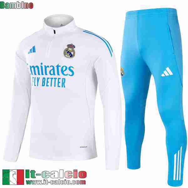 KIT: Tute Calcio Real Madrid Bambini 25 26 C873