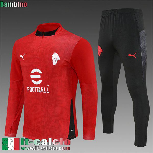 KIT: Tute Calcio AC Milan Bambini 25 26 C885