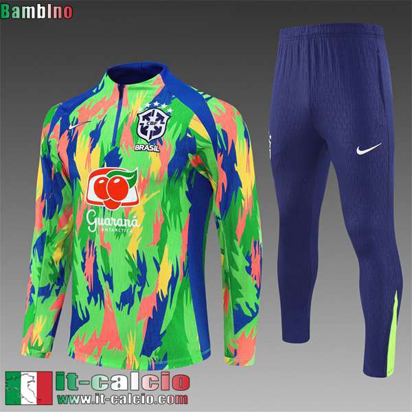 KIT: Tute Calcio Brasile Bambini 25 26 C887