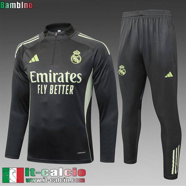 KIT: Tute Calcio Real Madrid Bambini 25 26 C899