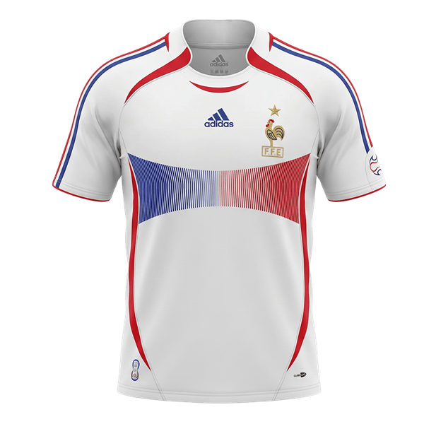 Retro Maglia Calcio Francia Seconda Uomo 2006 Coppa del Mondo FGB73