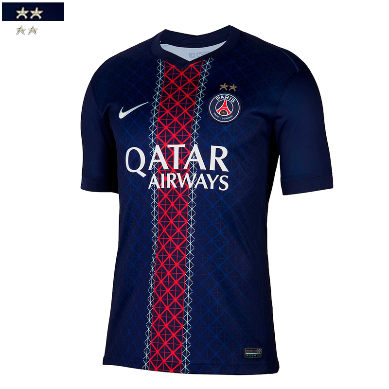 PSG Maglia Calcio 2-stelle Prima 2025 26