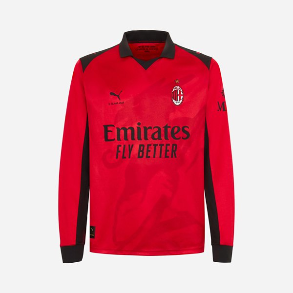 Maglie Calcio AC x Slam Jam Uomo 25 26 Manica Lunga TBD2251