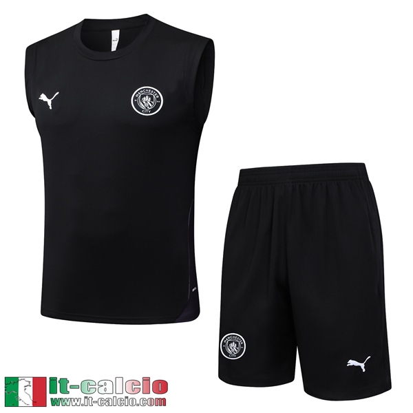 maglietta a maniche senza Manchester City Uomo 25 26 H768