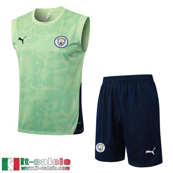 maglietta a maniche senza Manchester City Uomo 25 26 H784