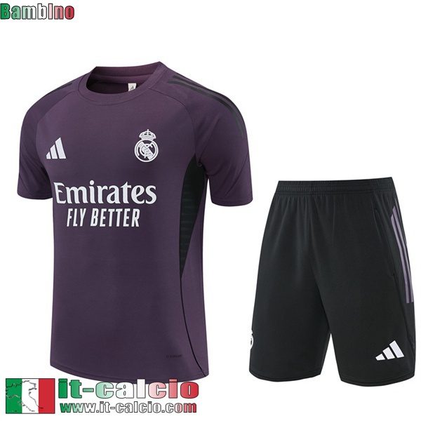 KIT: magliette a maniche corte Real Madrid Bambini 25 26 H825