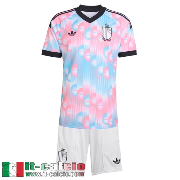Maglie Calcio Belgio Seconda Bambini Coppa del Mondo 2026