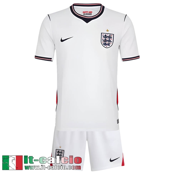 Maglie Calcio Inghilterra Prima Bambini Coppa del Mondo 2026