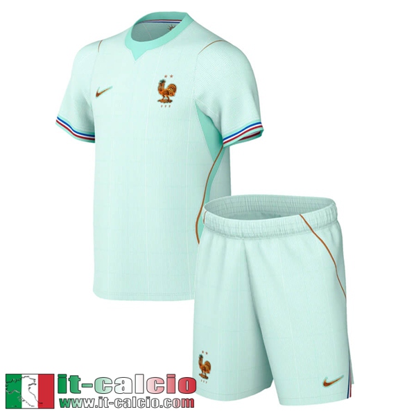 Maglie Calcio Francia Seconda Bambini Coppa del Mondo 2026