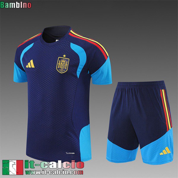 kit: maglietta a maniche senza Spagna Bambini 26 27 H887