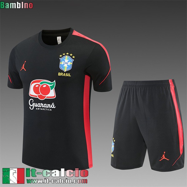 kit: maglietta a maniche senza Brasile Bambini 26 27 H891