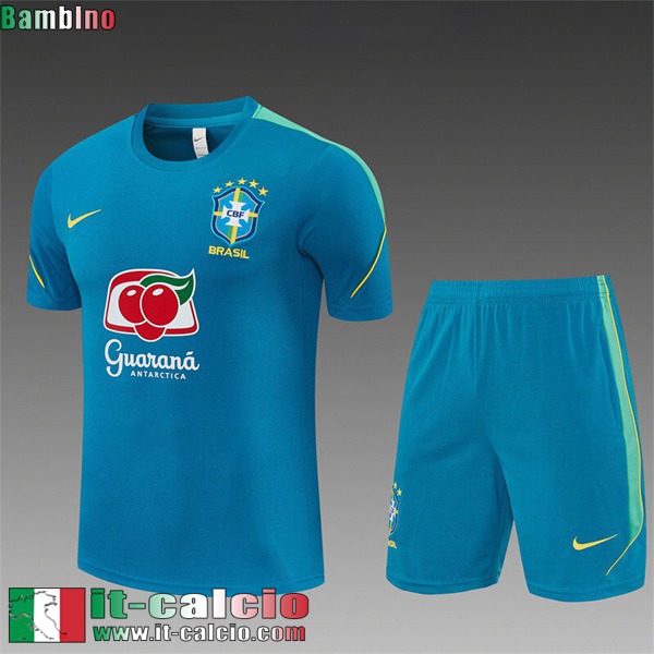 kit: maglietta a maniche senza Brasile Bambini 26 27 H896