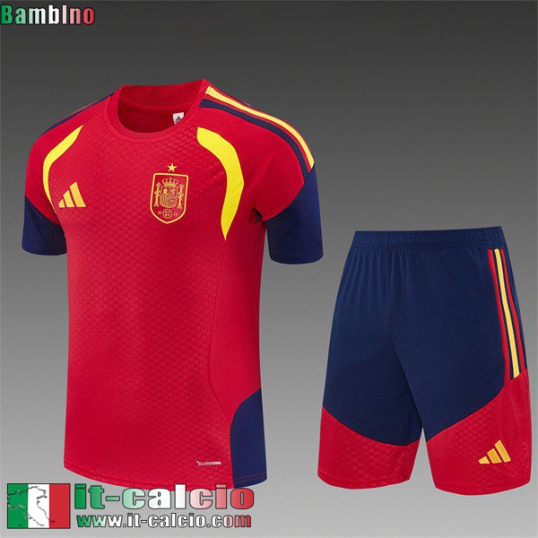kit: maglietta a maniche senza Spagna Bambini 26 27 H898