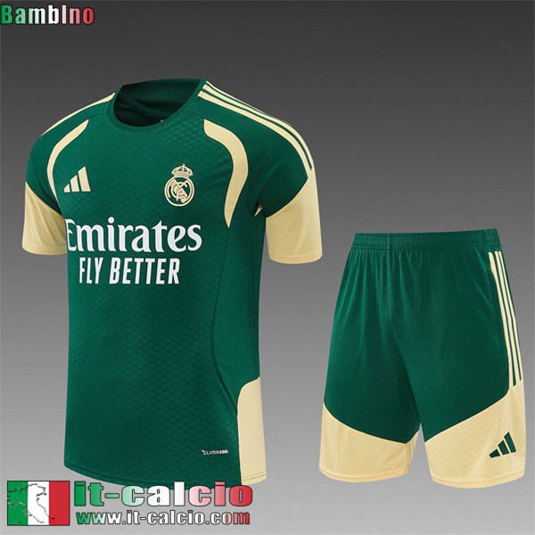 kit: maglietta a maniche senza Real Madrid Bambini 26 27 H900