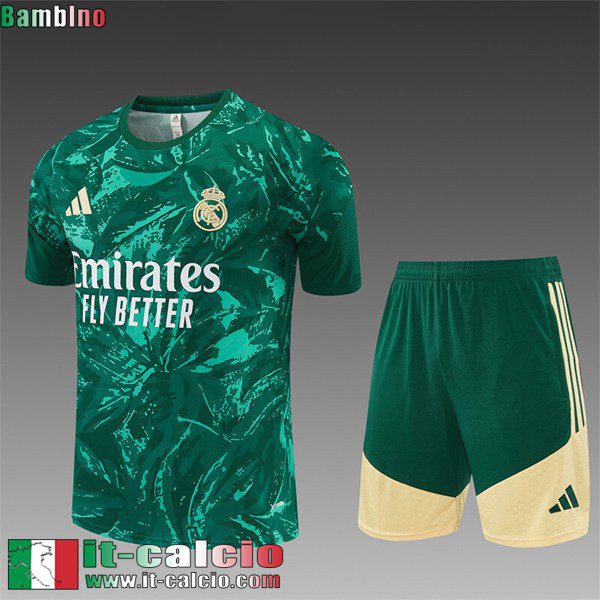 kit: maglietta a maniche senza Real Madrid Bambini 26 27 H901